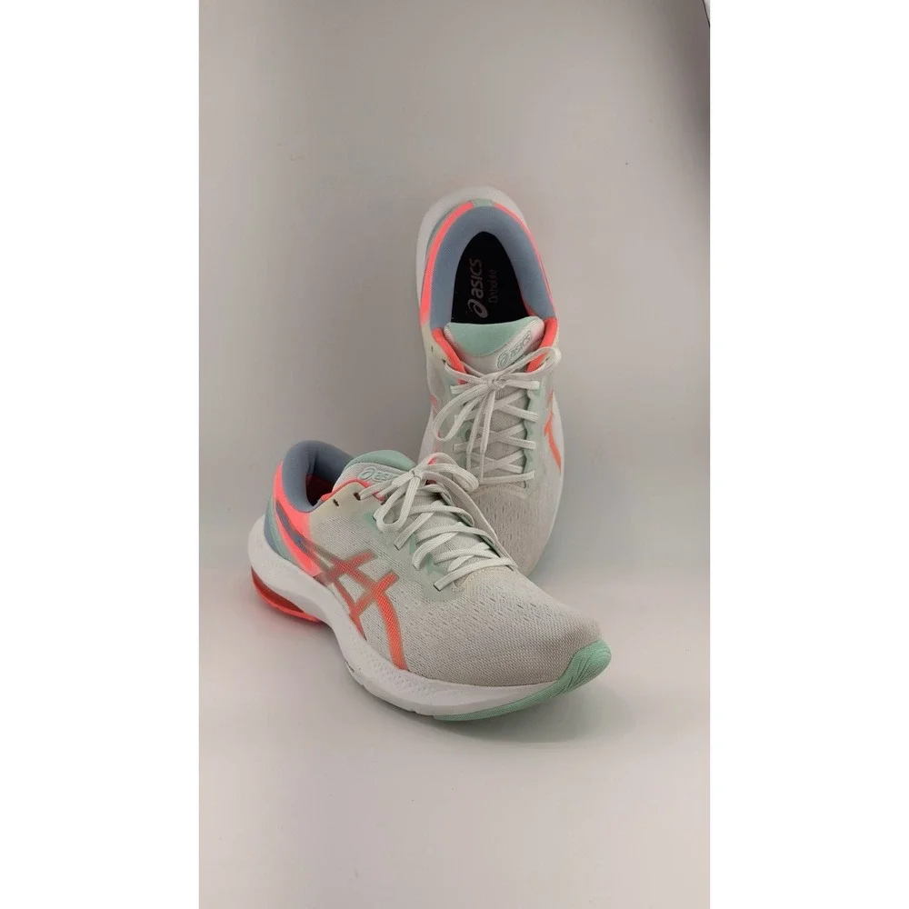 Asics   Gel Pulse 13 White Mint & Orange Women's Running Shoes   1012B035 Size9